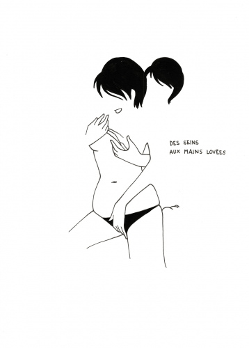 Des seins aux mains lovées  PETITES LUXURES