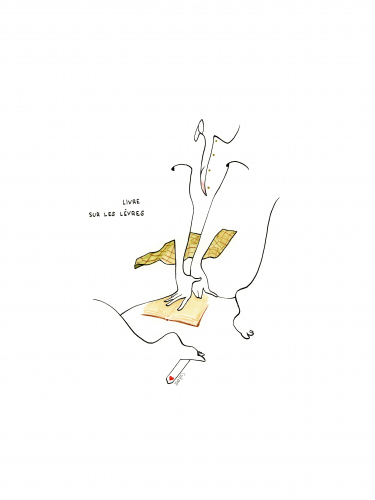 Livre sur les lèvres  PETITES LUXURES
