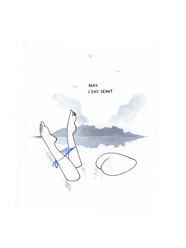 Dans l'eau séant  PETITES LUXURES